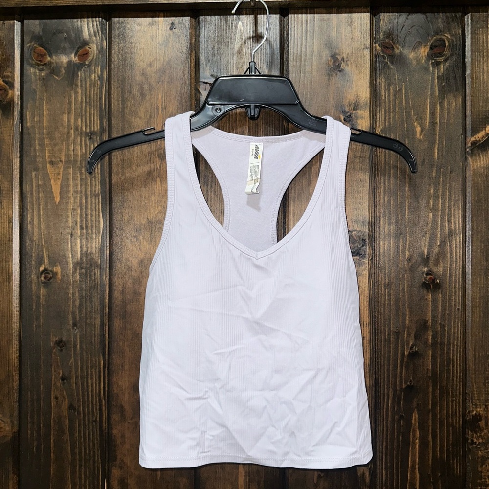 Lilac Ribbed Tank Top